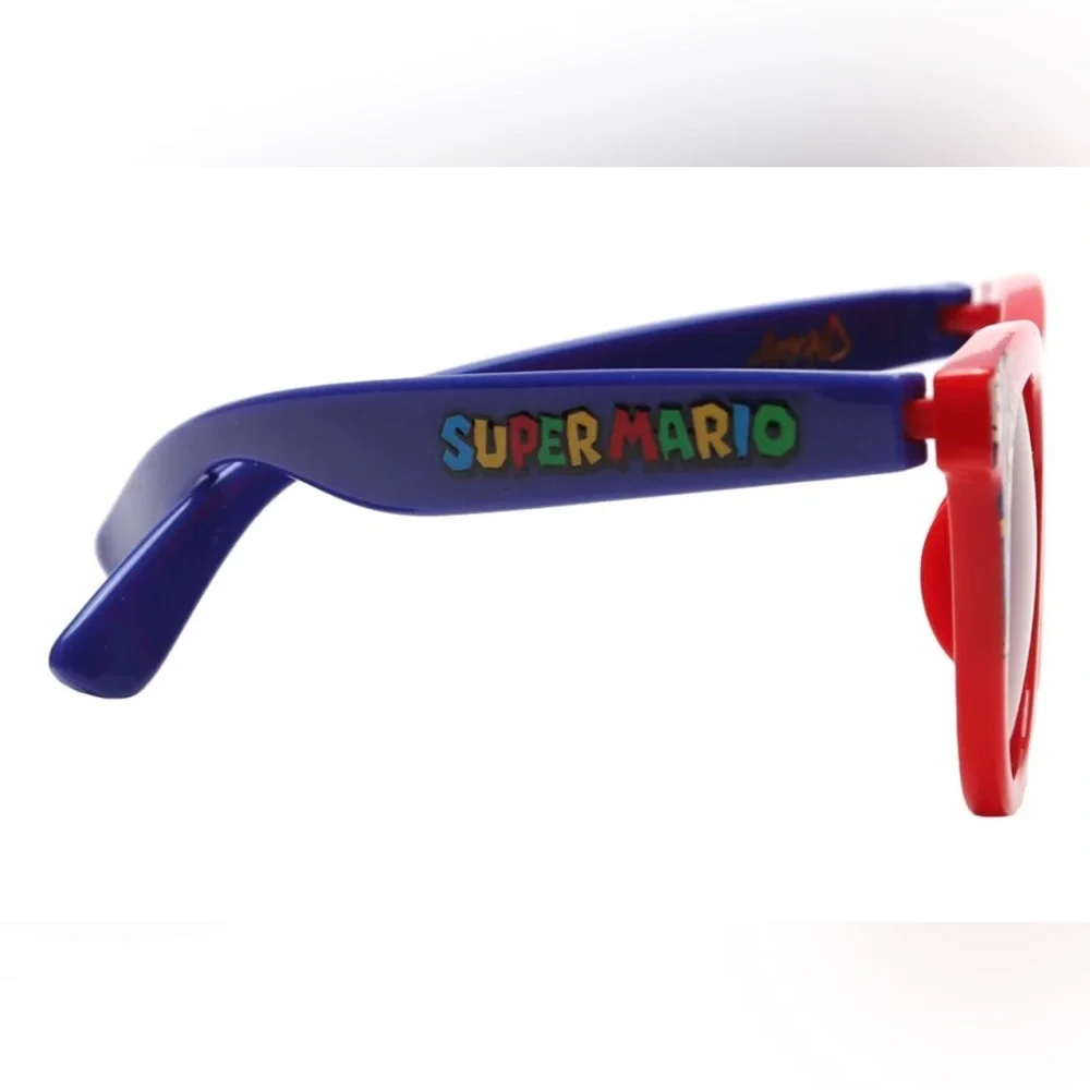 Nintendo Super Mario Brothers Red Wayfarer-Style Kids Sunglasses